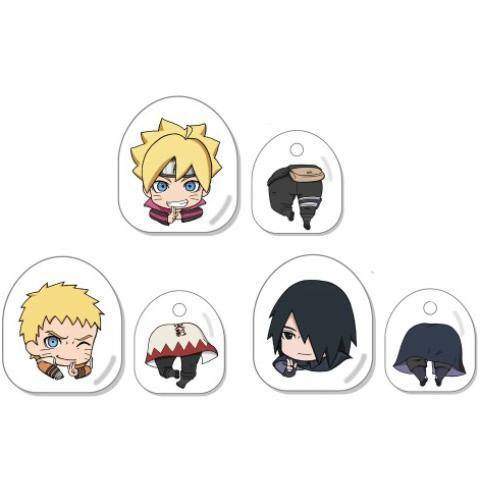 新款火影忍者周边疾风传动漫 漩涡鸣人博人佐助 亚克力PP夹钥匙