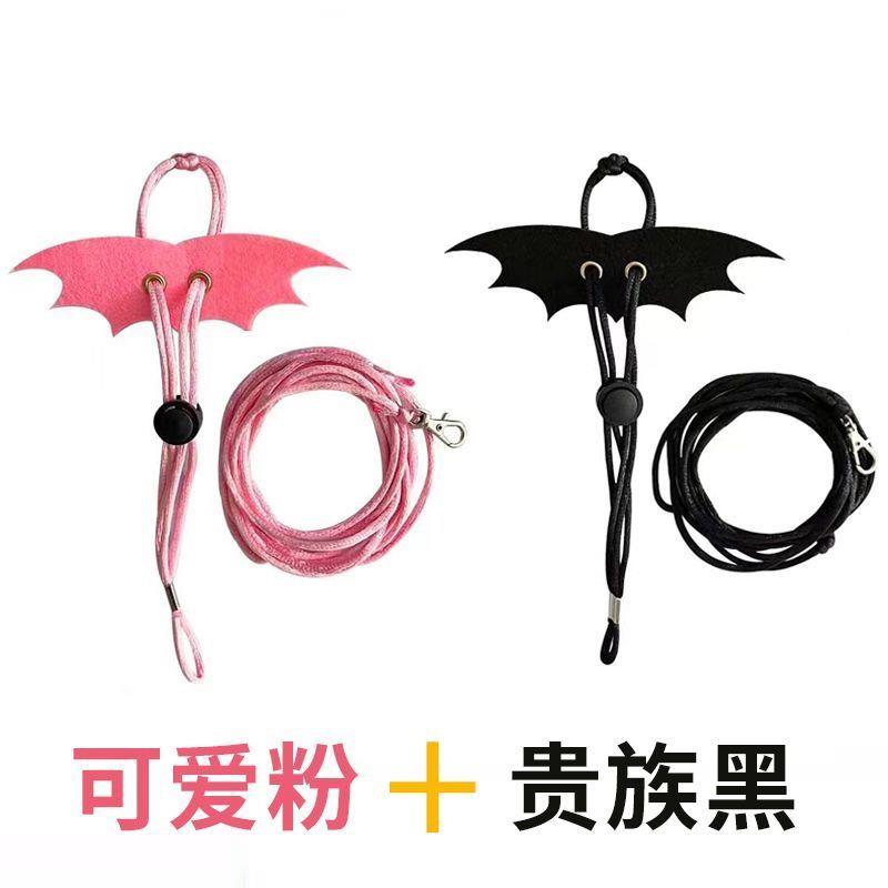 金丝熊仓鼠牵引绳背带式蜜袋花枝外出溜鼠神器豚鼠荷兰猪绳子