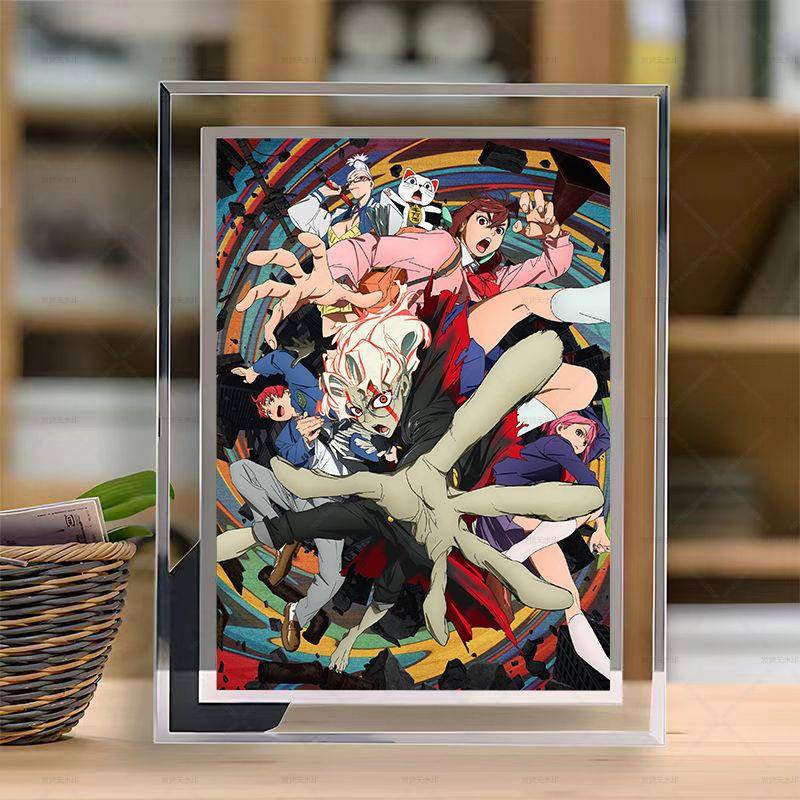 胆大党当哒当小桃厄卡伦动画精致周边水晶相框新款摆件摆台