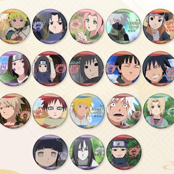 新款【自制】火影忍者漩涡鸣人卡卡西春野樱我爱罗吧唧火影勋章动