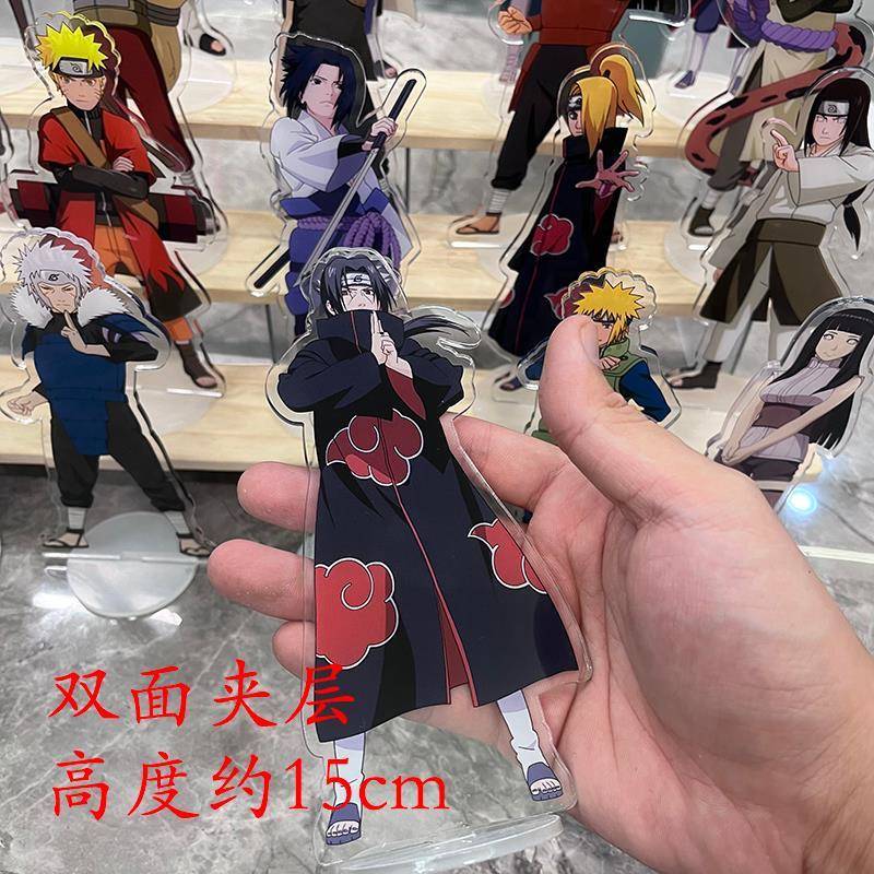 新款火影忍者周边立牌宇智波佐助迪达拉二次元亚克力立绘摆件礼物