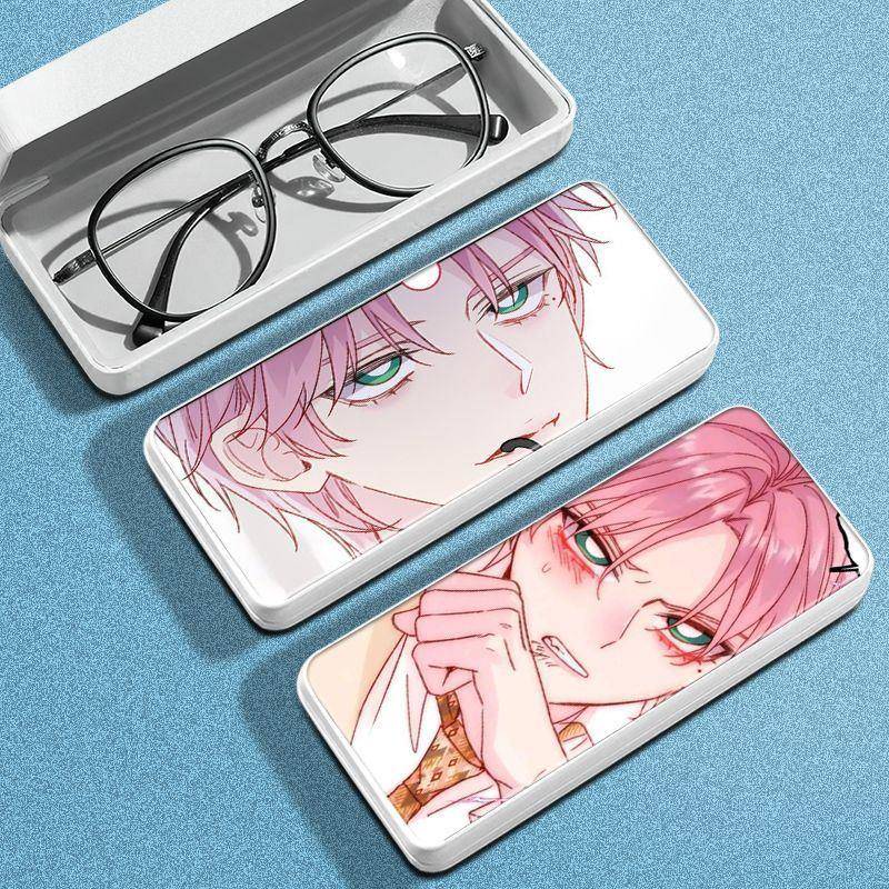 秦限王亿恶人想要抢救一下眼镜盒漫画大容量双面打印墨镜收纳礼物