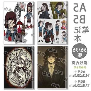 闹鬼酒店hauntedhotel学生B5笔记本A5胶套本横线本同人周边作业本