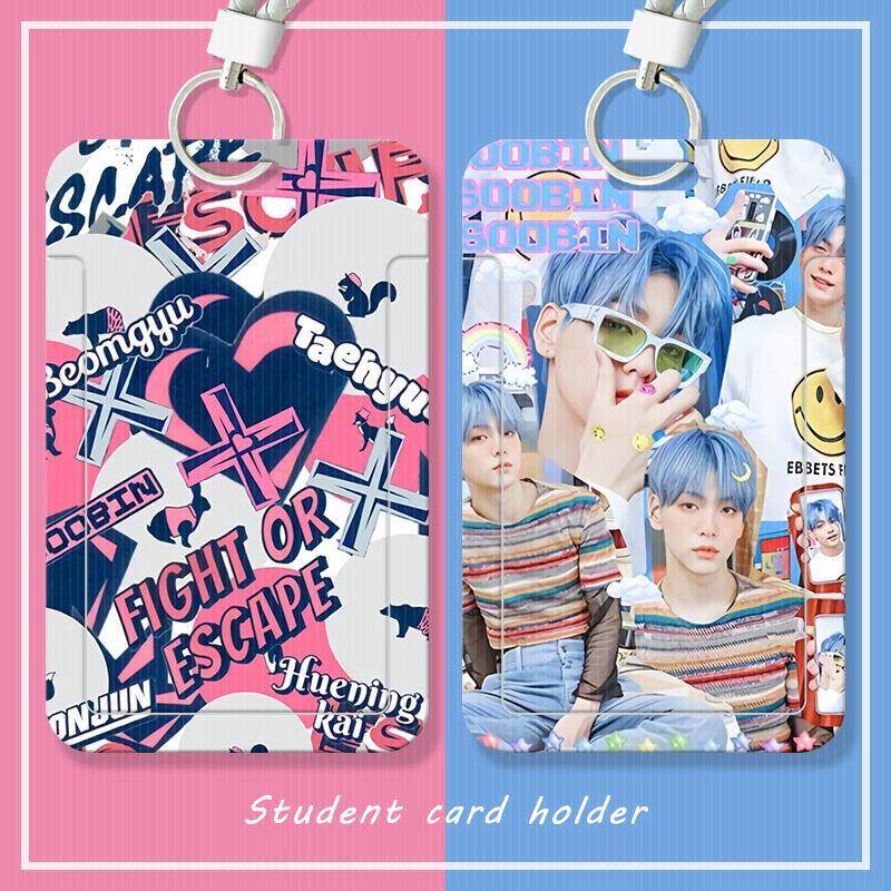 TXT崔秀彬滑盖卡套饭卡公交卡身份证件保护套门禁校园卡