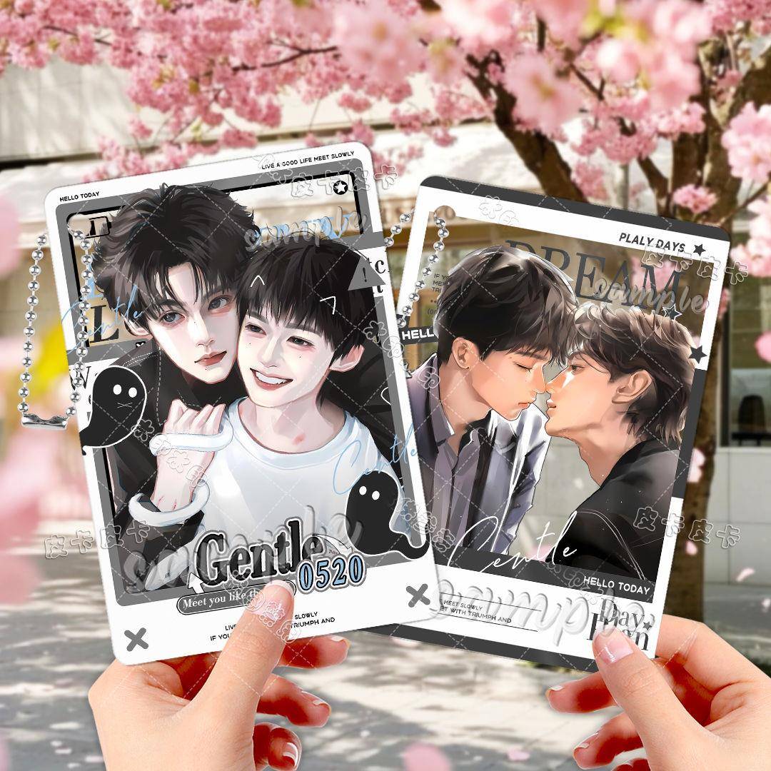 新款池骋吴所谓周边逆爱同人亚克力合影卡谷子透卡小卡痛包装饰挂