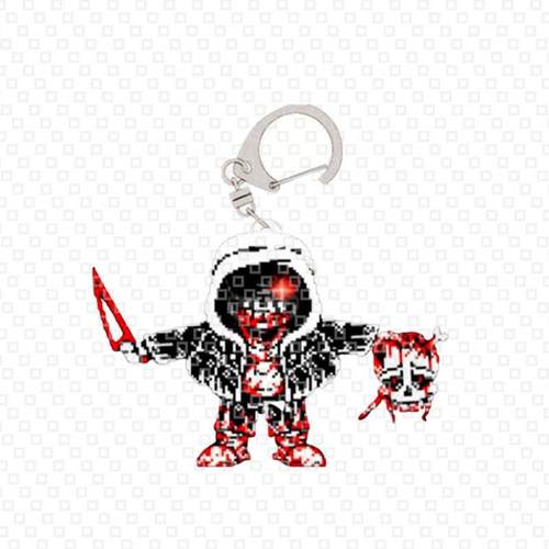 新款新款sans传说之下 亚克力高清周边个性透明钥匙扣背包挂件定