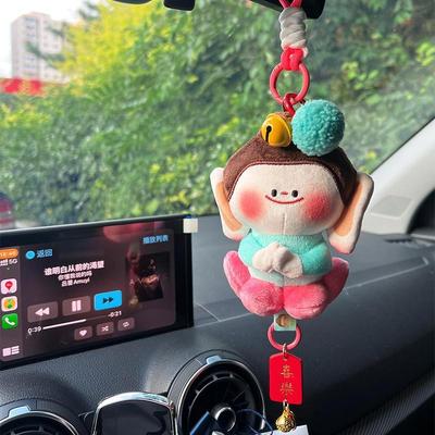 莲花小佛车挂大同文创佛小伴挂件钥匙扣玩偶平安高级感车挂摆件