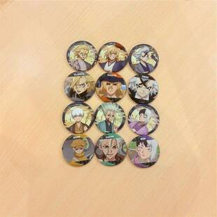 场贩石纪元中秋限定吧唧徽章立牌杯垫浅雾幻千空斯坦利杰诺日版