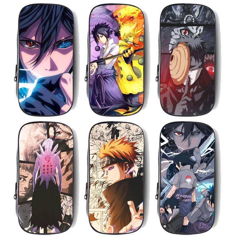 宇智波鼬带土斑火影忍者卡卡西佐助鸣人小学生儿童笔袋男孩文具盒