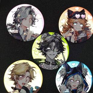 偏见 y2k勘探员愚人金守夜人啦啦队员作曲家第五人格同人周边吧唧