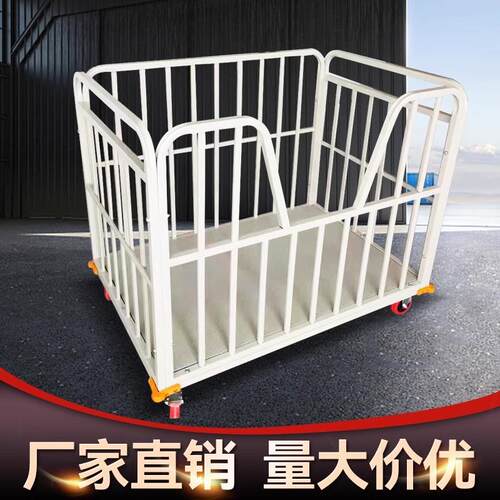 厂家供应服装车间方管框式重物搬运周转车平板手推车裁片车