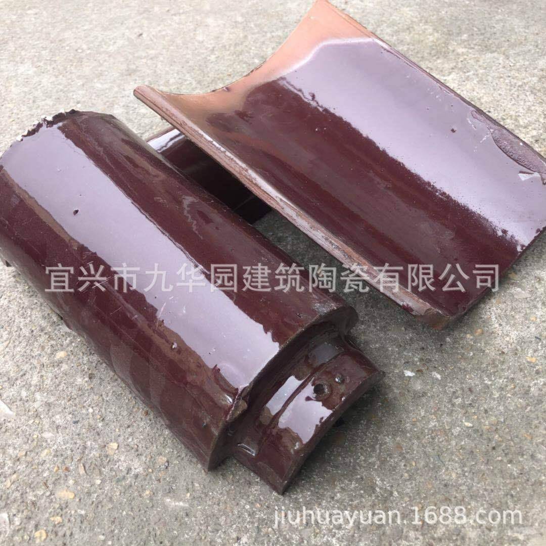 庙瓦仿古筒瓦古建瓦凉亭瓦围墙瓦宜兴琉璃瓦陶土瓦烧结瓦