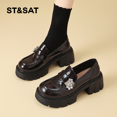 星期六时尚气质百搭超火增高单鞋