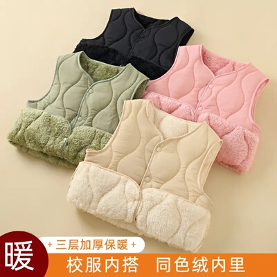 校服神器儿童马甲女童秋冬季