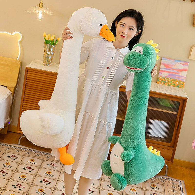 可爱长条抱枕女生睡觉床上夹腿侧睡枕头卧室男生款大恐龙床头靠垫,玩具/童车/益智/积木/模型,毛绒/玩偶/公仔/布艺类玩具,淘宝优惠券,粉丝福利购,淘宝优惠卷
