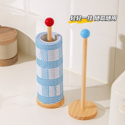 厨房纸巾架懒人抹布挂架卷纸架保鲜膜架一次性抹布厨房用纸卷筒架