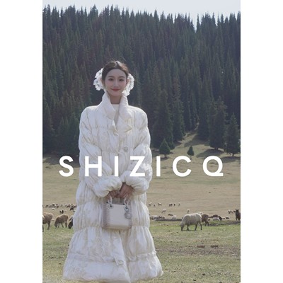 柿子SHIZICQ喀拉峻草原收腰长款