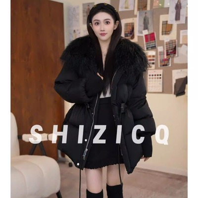 2025秋冬新款毛领羽绒服女高品质