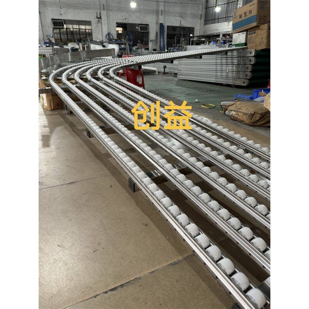 kt流利条卸货袋装百货无动力搬运卸车下货滑道滑轮滑梯轻便携