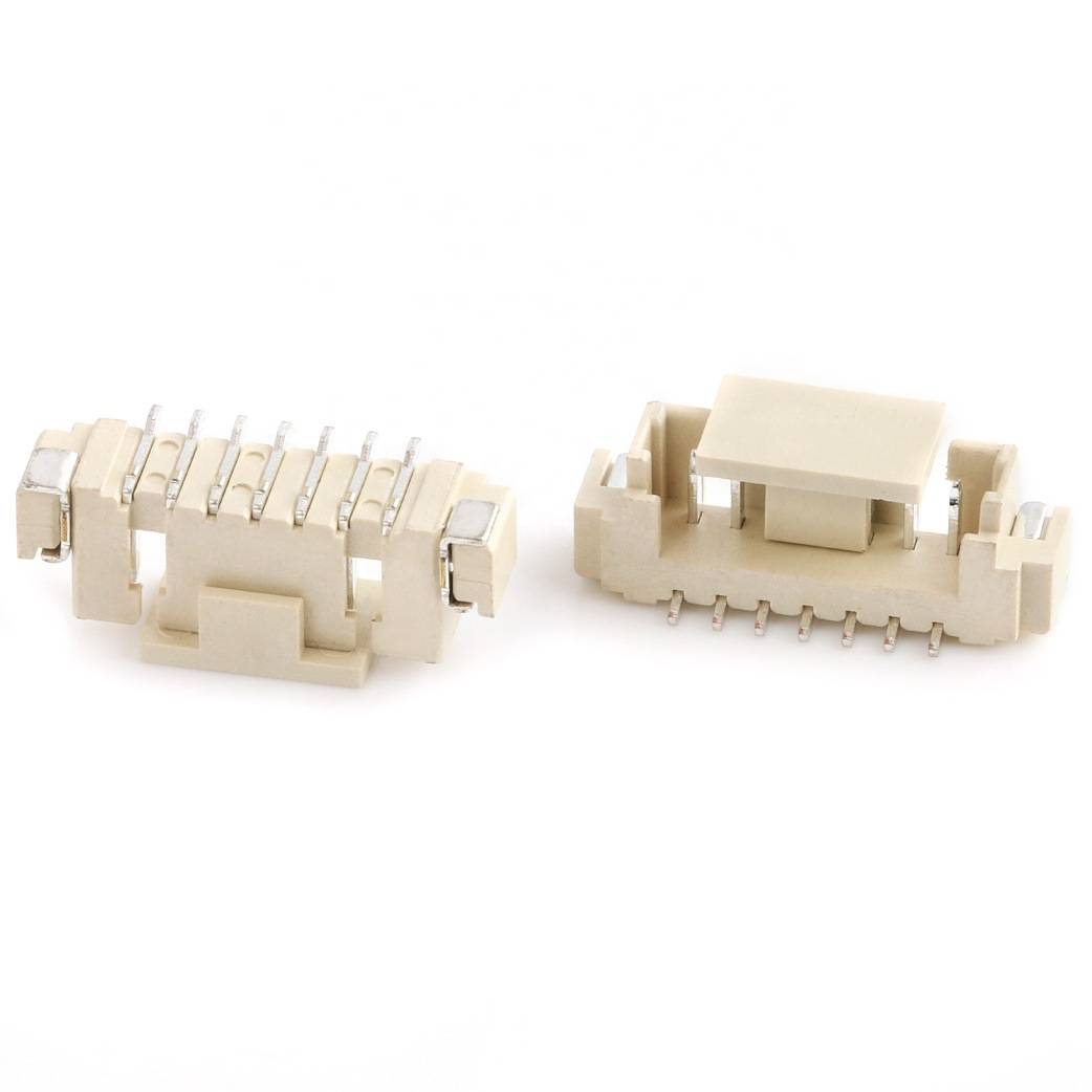 1.25卧贴 编带装1.25mm 2/3/4/5/6/8/10P 卧式贴片针座SMT连接器
