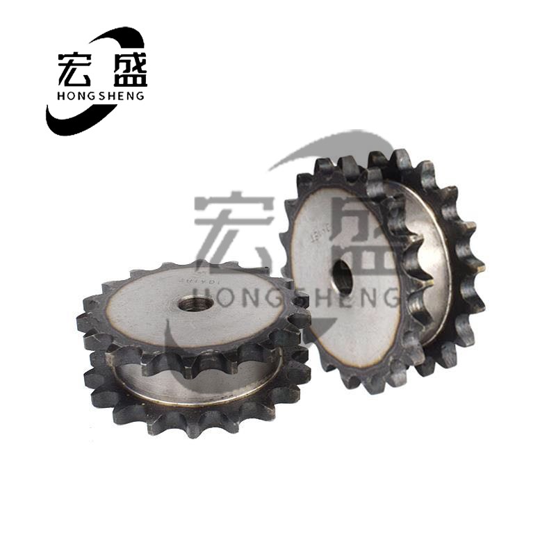 双联链轮 假双排链轮 5分26齿 5分27齿假双排 双驱 串开传动
