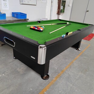 标准8尺台球桌 2.44米大号台球桌美式黑八桌球台 撞球台 外贸