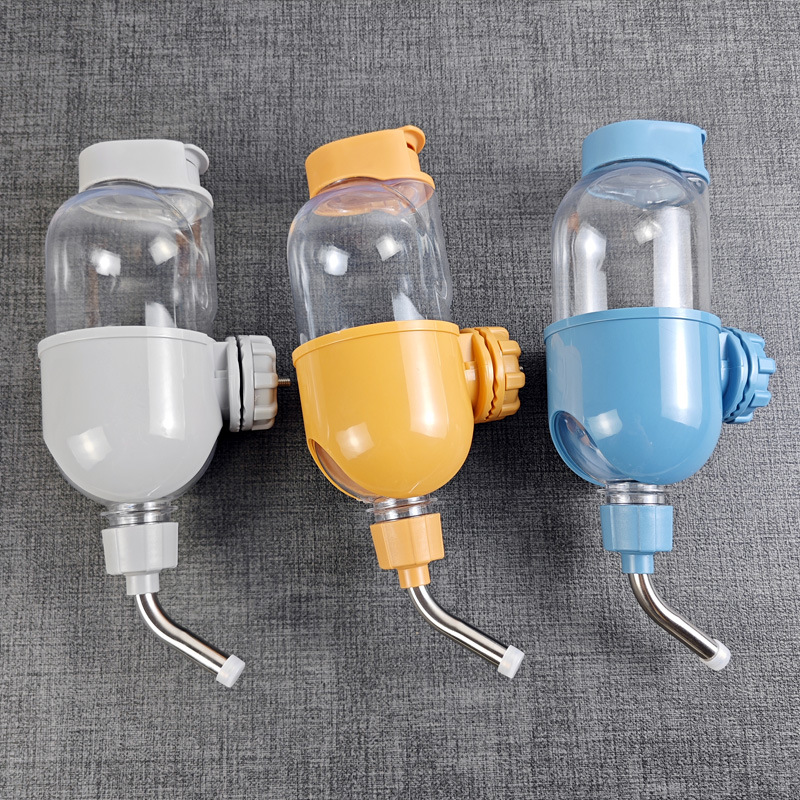 宠博士挂笼式双珠饮水器瓶500ml 悬挂狗狗喝水器饮水机可挂笼子上