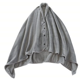 毛毯披肩毯秋冬保暖盖毯男生女生学生午睡毯颈肩保暖办公室毯子厚