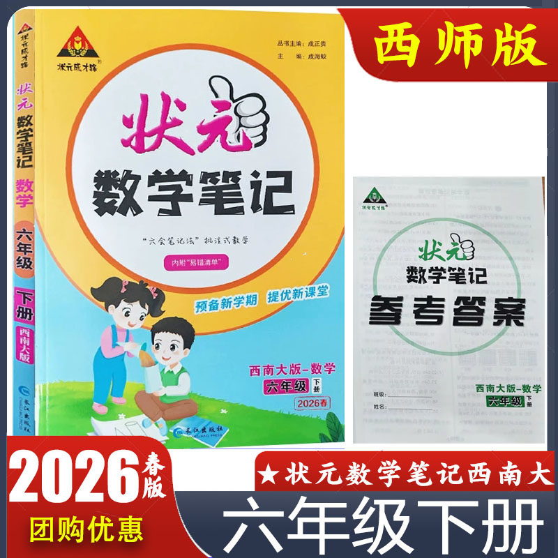 状元数学笔记六6年级下册数学