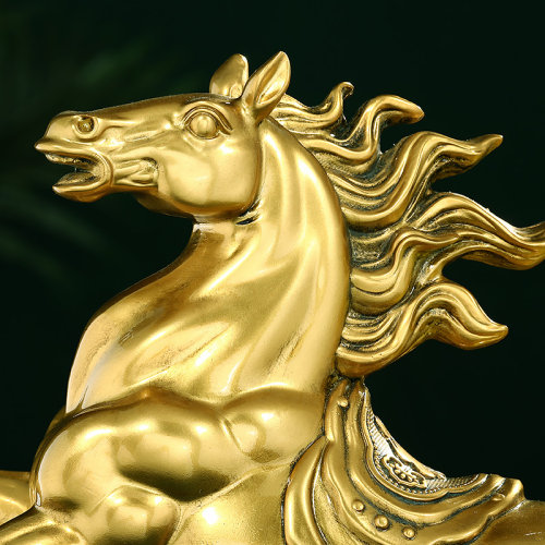 马到成功生肖马摆件招财客厅办公室酒柜大气装饰品送领导开业礼物