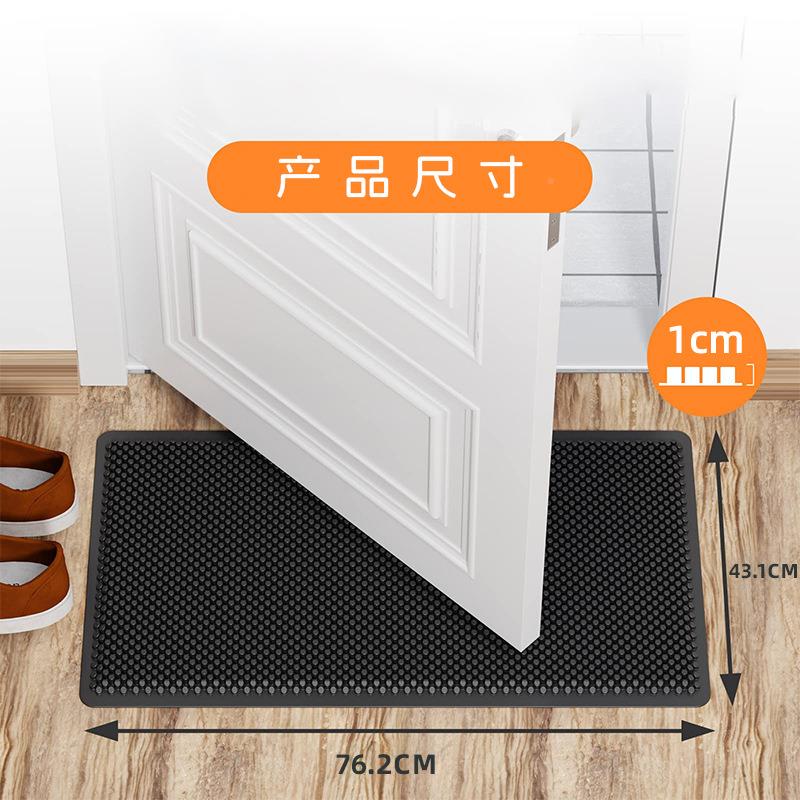 亚马逊热销入户门脚垫进门地毯室XKV内防外门橡胶垫家用颗粒滑地