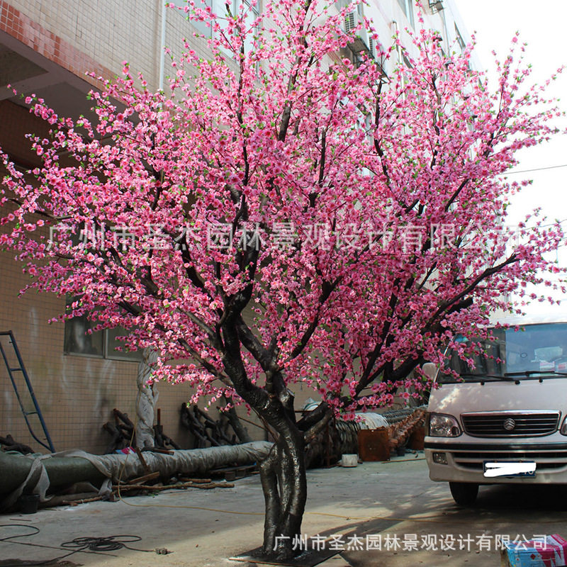 厂家供应仿真桃花树室外阻燃仿真树装饰玻璃钢假花树绢布桃花枝,鲜花速递/花卉仿真/绿植园艺,仿真绿植,淘宝优惠券,粉丝福利购,淘宝优惠卷