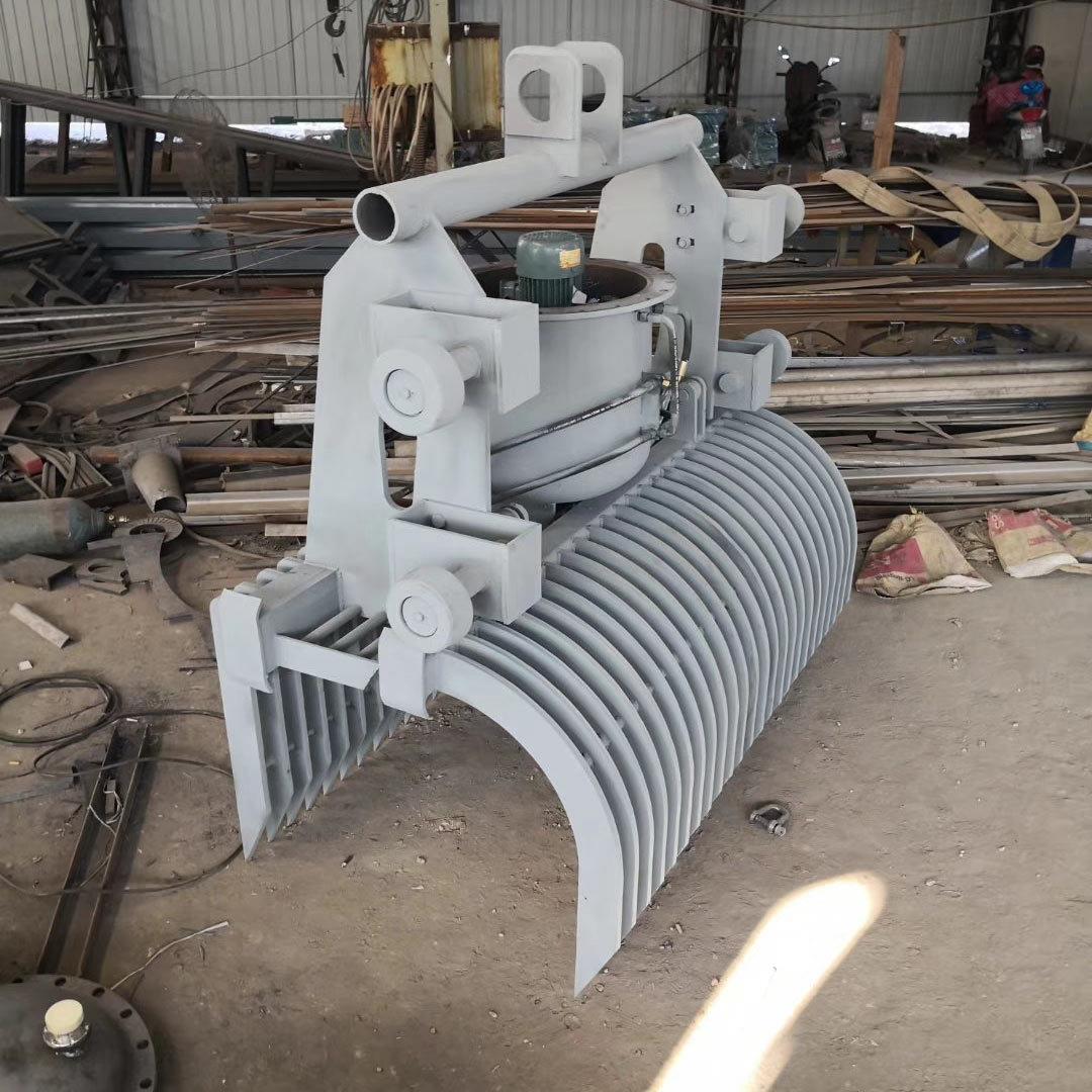 钢丝绳牵引捞渣机河道污水处理抓斗清污机移动液压不锈钢抓斗机