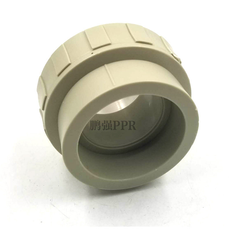 灰色PPR外丝直接20 25 32 40 50 63 75 90110外牙热熔PPR水管配件
