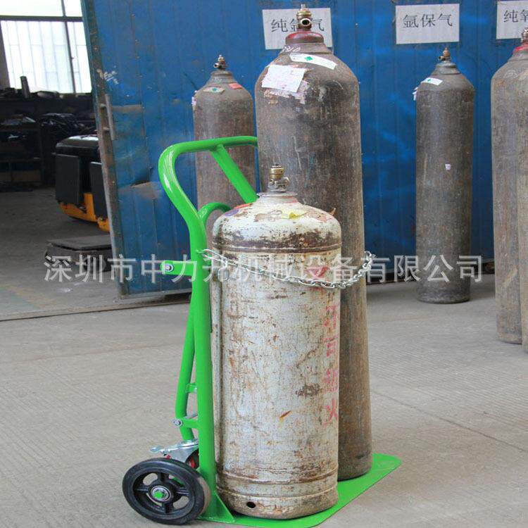碳钢气瓶搬运车/双气瓶车/氧气瓶手推车