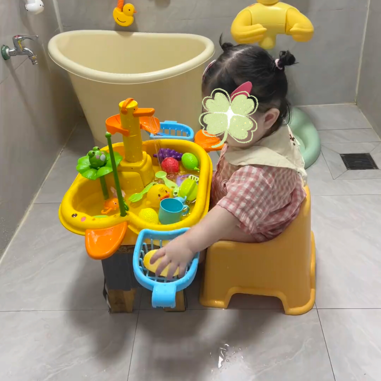 儿童洗碗机洗菜盆水龙头电动循环过家家厨房玩具宝宝孩多功能礼物