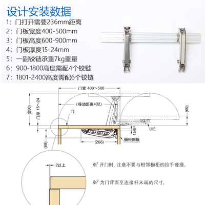 橱柜门巴士移门铰链衣柜折叠平开门合页缓冲静音阻尼滑轨五金配件