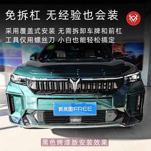 件专用防虫网装 全新岚图free前脸中网外观改装 饰条汽车用品配件