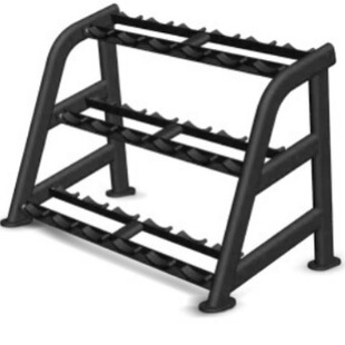 CURE三层十五付包胶哑铃架商用健身器材企事业单位健身房 C53A