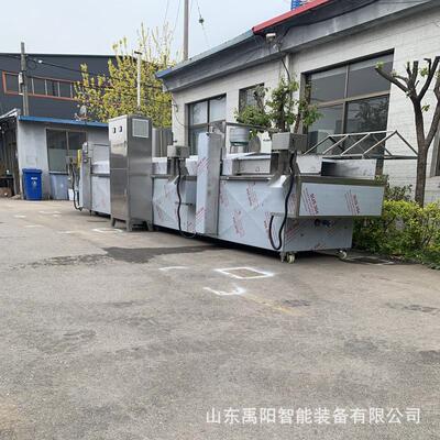 大豆拉丝蛋白油炸流水线 大型油炸线 温控精准 可电可气 支持加工
