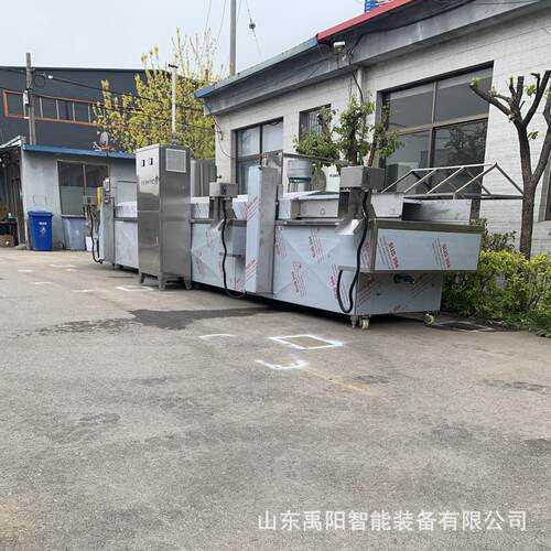 大豆拉丝蛋白油炸流水线 大型油炸线 温控精准 可电可气 支持加工