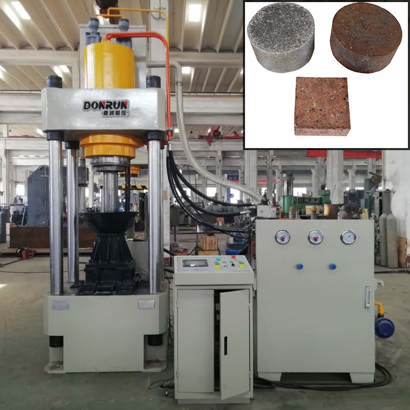 1000吨铁屑压饼机压力机 铜铁废旧金属屑压块液压机 1000t油压机