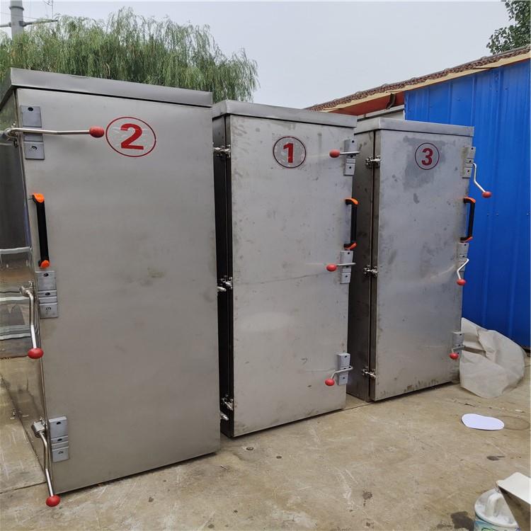 双门商用馒头蒸箱不锈钢72盘醒蒸一体蒸房馒头架子车