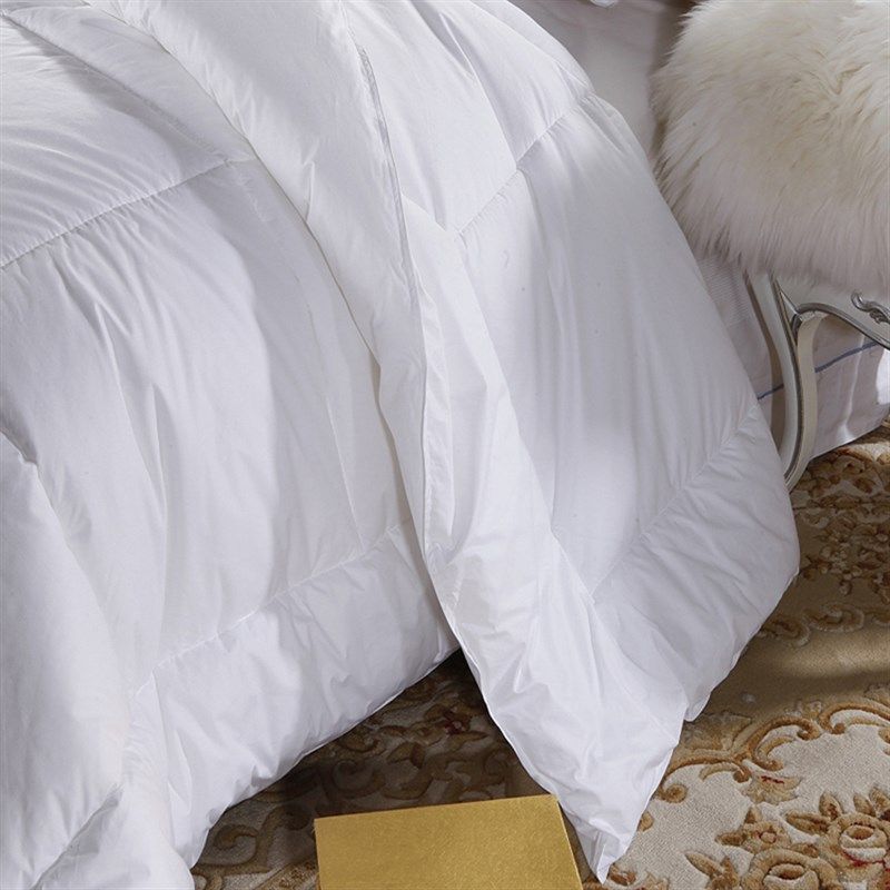 酒店新款凉感绗缝简约q化纤夏被空调被春秋被四季被夏凉羽丝绒被