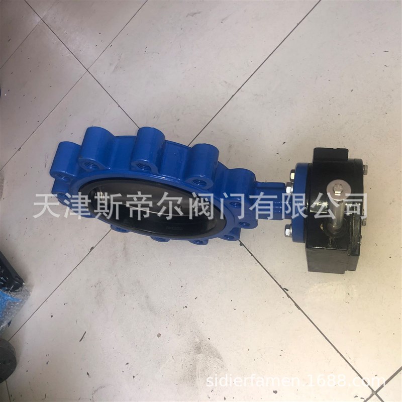船阀蜗轮传动凸耳蝶阀涡轮铸钢04板脱硫蝶R阀天津71-16