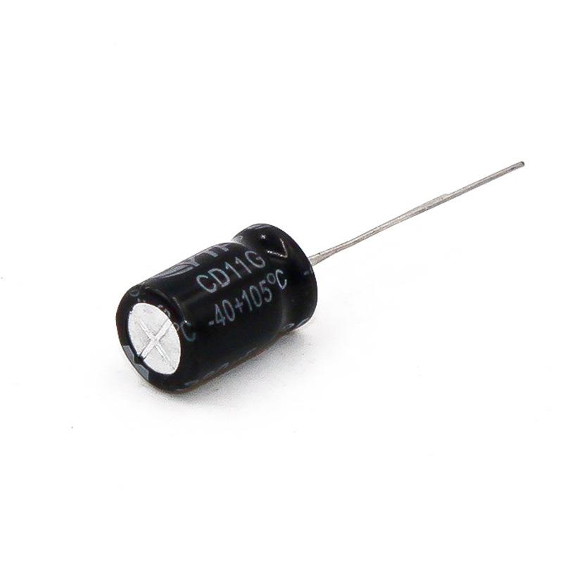 ytf电解电2U容220F/35V体积8*12mm35V20DRHF智能车充U用插件电容