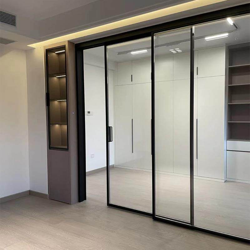 超白钢化玻89璃台厨房推镁门极窄边框钛铝合金客阳厅吊轨地拉轨移,全屋定制,阳台门,淘宝优惠券,粉丝福利购,淘宝优惠卷