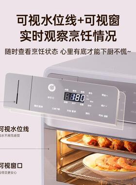 OUNIN欧宁小考拉蒸烤一体庭机家XJV多功能烘培小型台式蒸汽烤电机