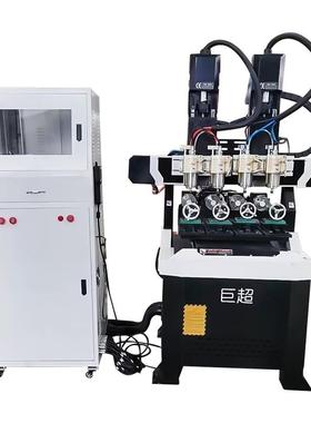 J6C600圆柱体雕刻机猛犸牙木头CTI浮雕精雕机四轴立雕电体脑雕刻