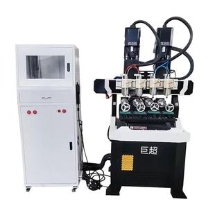 J6C600圆柱体雕刻机猛犸牙木头CTI浮雕精雕机四轴立雕电体脑雕刻